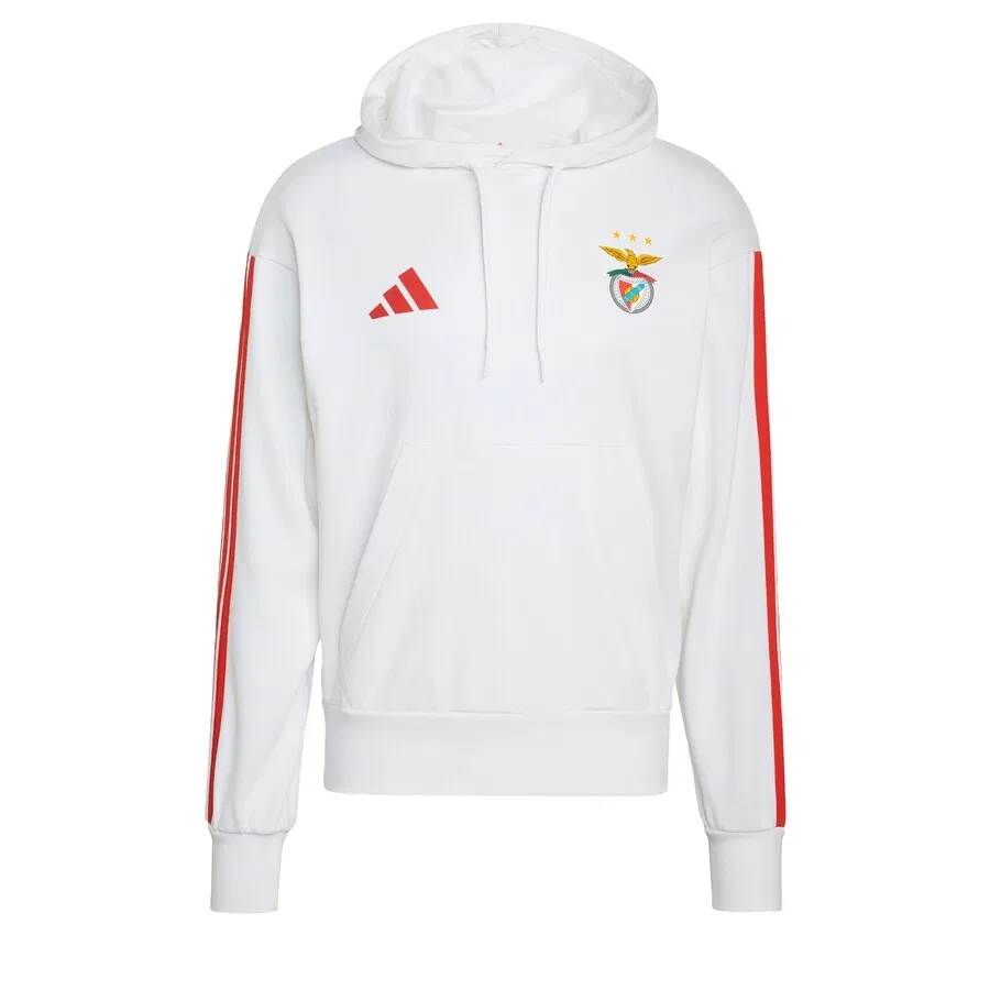Спортивная толстовка ADIDAS PERFORMANCE 'Benfica Lissabon' белого цвета