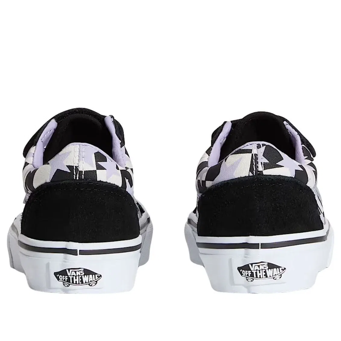 Детские кроссовки с верхом из канваса Old Skool V 'Purple Multicolor' Vans, фиолетовый — фото 4