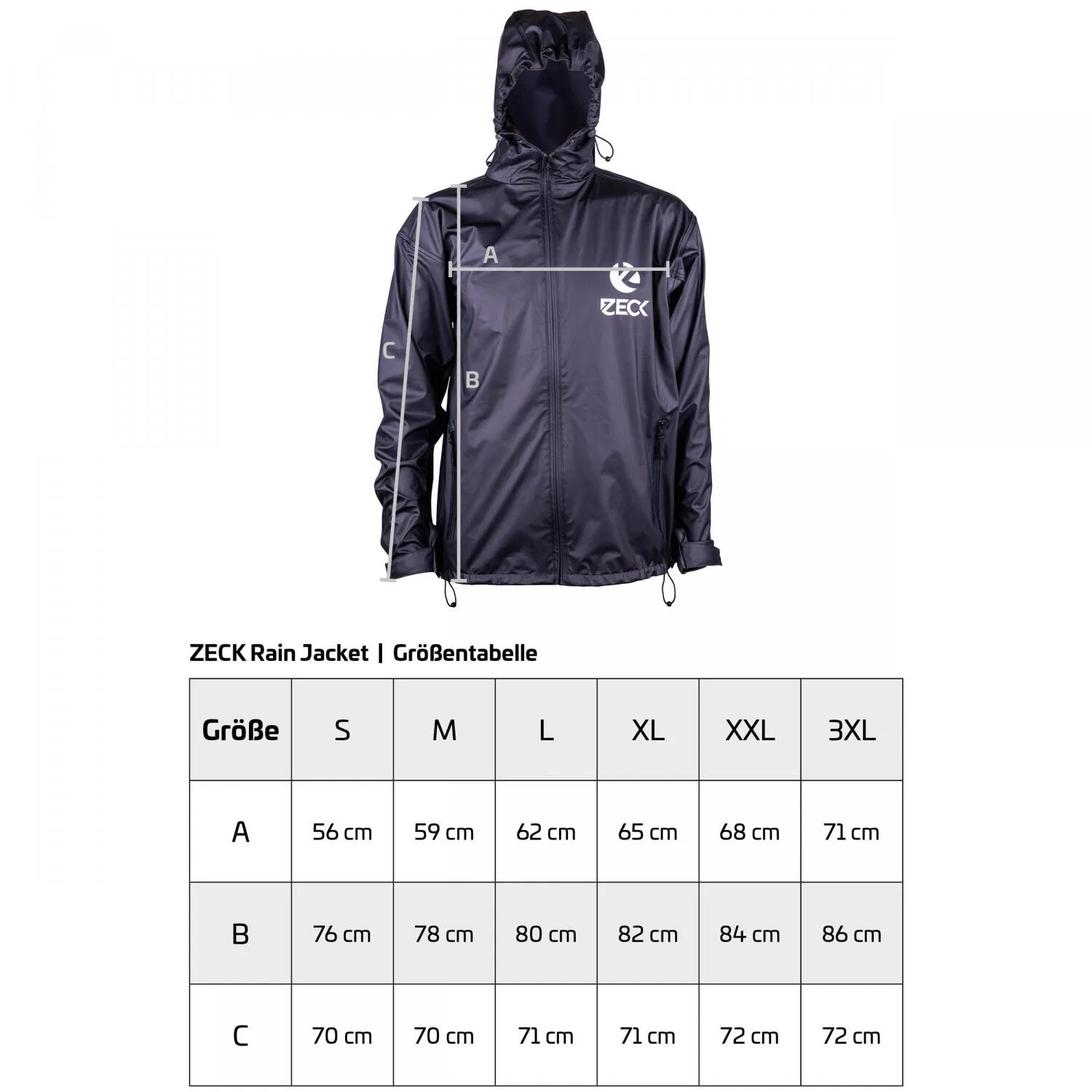 Детский дождевик Zeck Rain Jacket Unisex, Farblos — фото 2