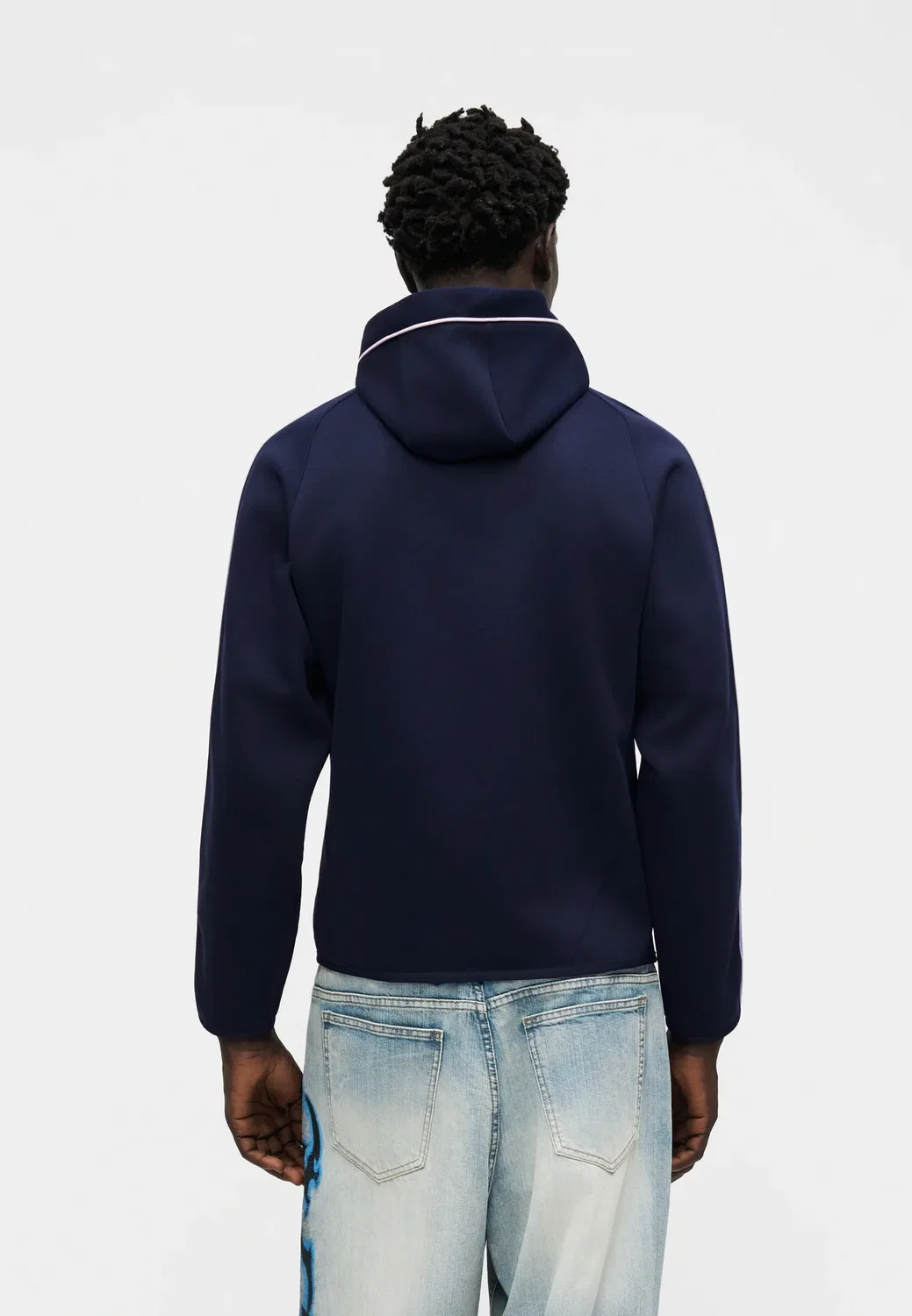 Толстовка Spacer - худи Adidas Originals, Night Indigo — фото 3