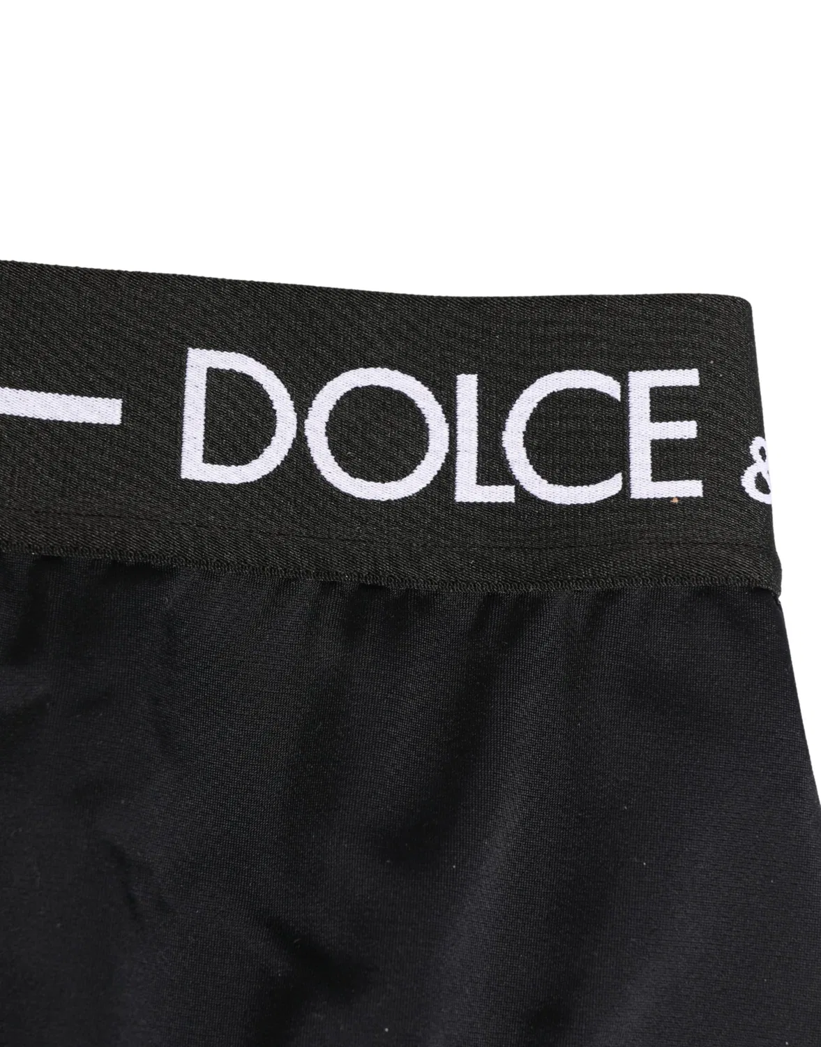 Женские трусы-слипы с логотипом на поясе Coulotte Panty Dolce & Gabbana, черный — фото 4