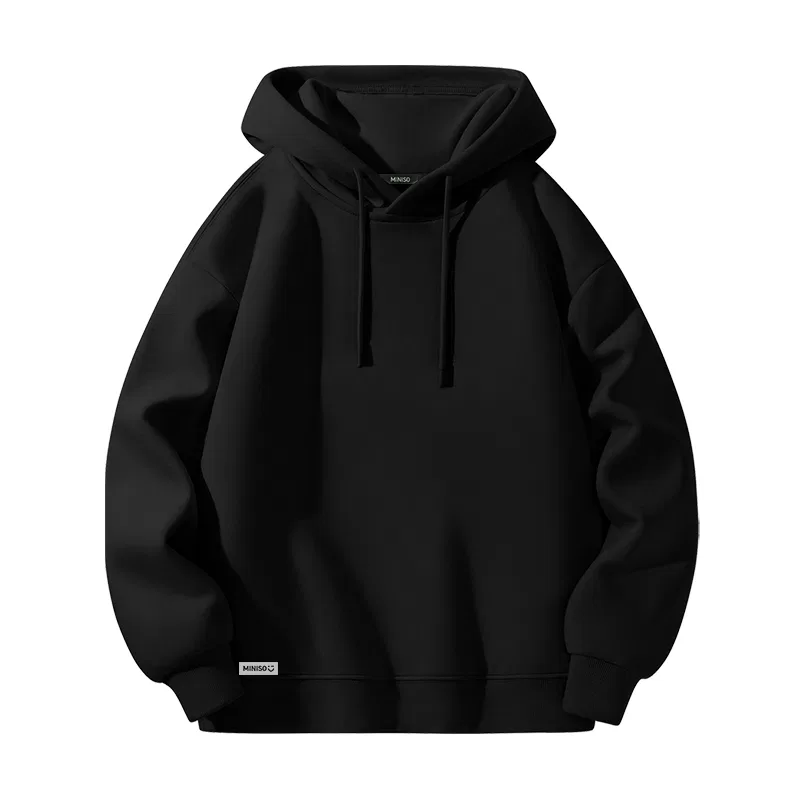 Детский худи свободного кроя MINISO, Black