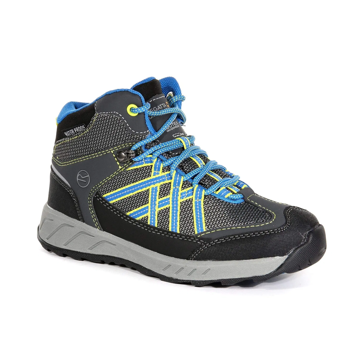 Детские ботинки для мальчиков и девочек с мембраной Samaris Mid Jnr Regatta, Grey Briar Frblue 2vd