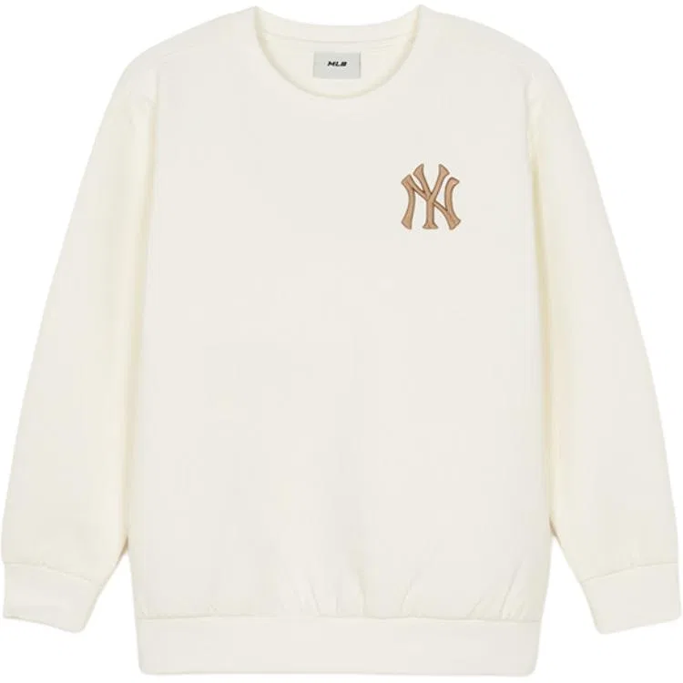 Детский свитшот с круглым вырезом MLB, Cream