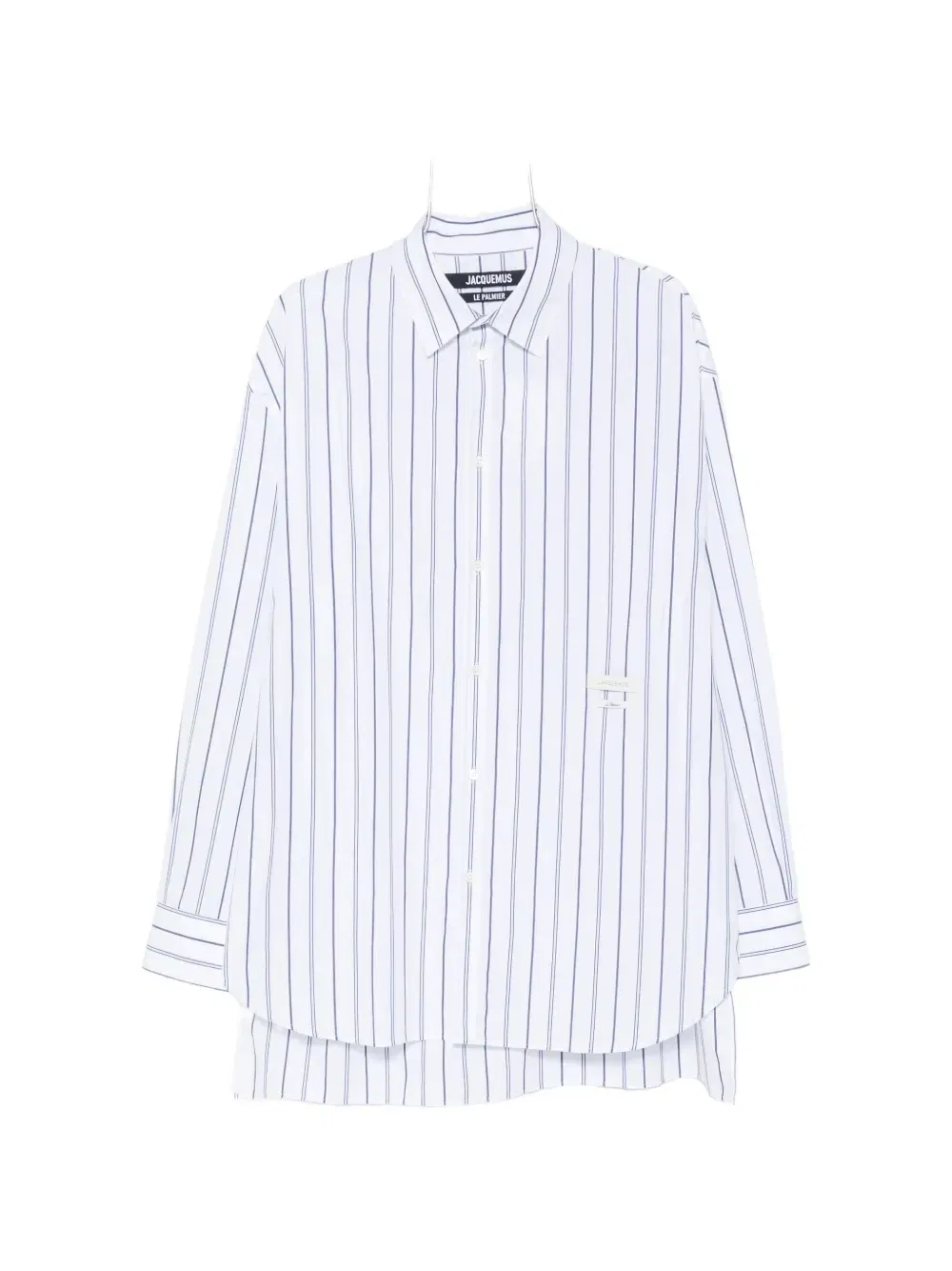 Рубашка в полоску JACQUEMUS, белый