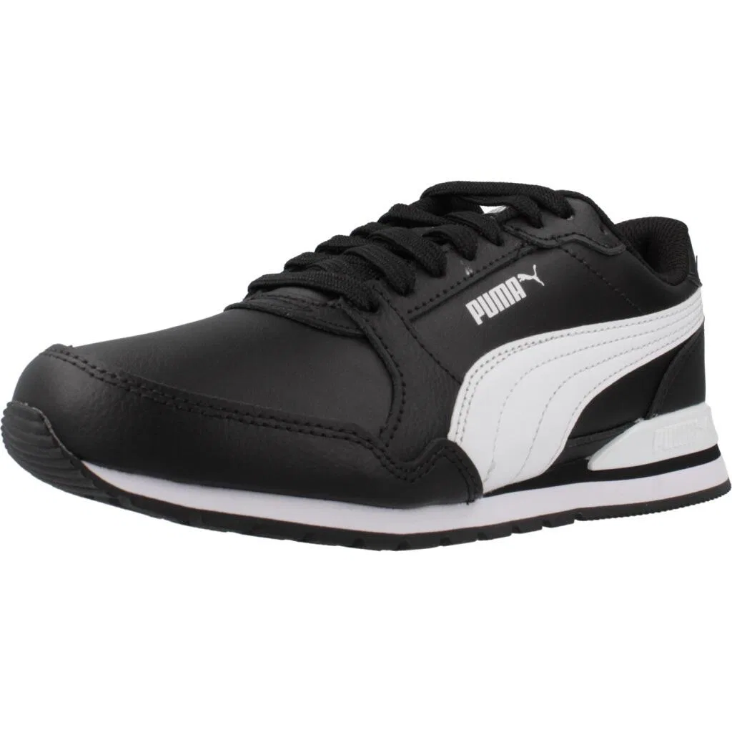 Детские кроссовки из натуральной кожи ST Runner V3 L JR Puma, Schwarz