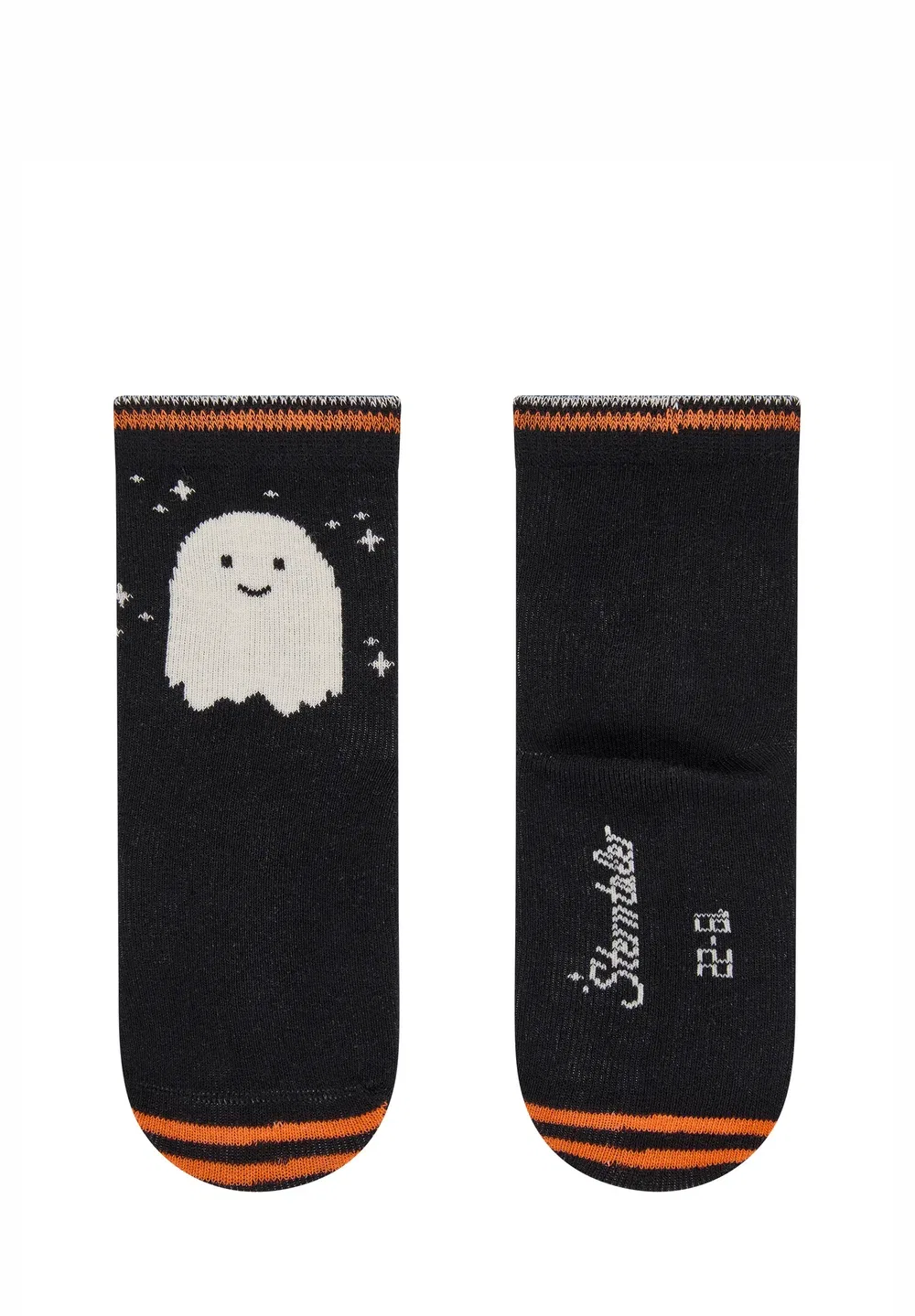 Socken 2er Pack fledermaus und geist mit elastischem bündchen унисекс - носки Sterntaler, Cremeweiss — фото 3