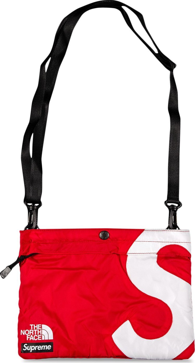 

Сумка Supreme x The North Face S Logo Shoulder Bag Red, красный