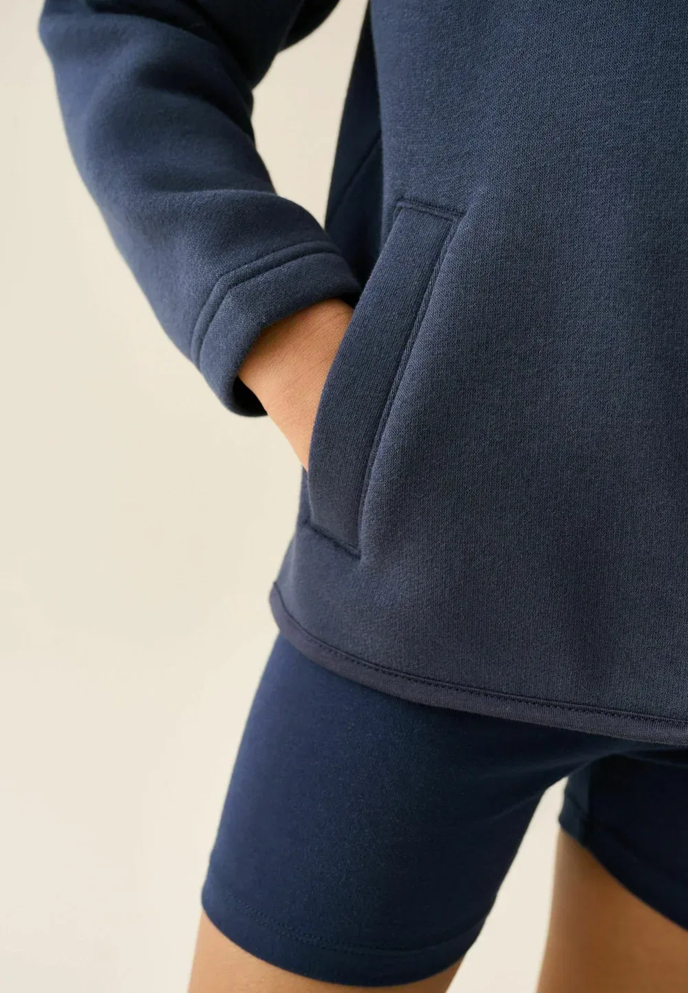 Спортивная куртка на молнии с карманами, стандартного кроя Next, Navy Blue — фото 4