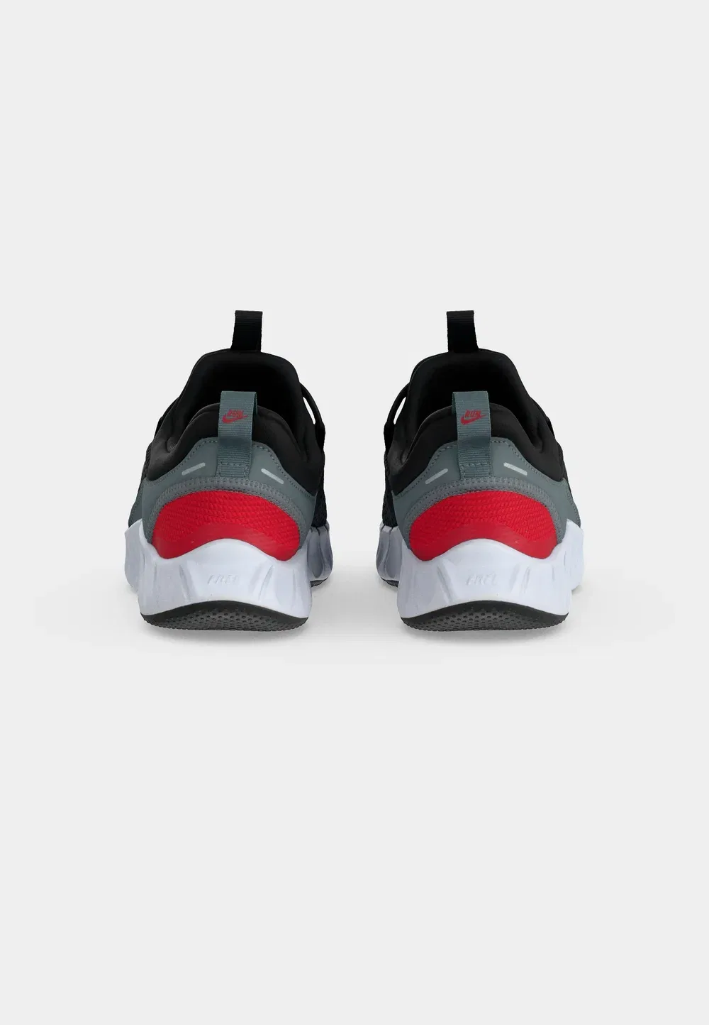 Унисекс кроссовки Free ride для бега по улицам Nike Performance, Black/White/Cool Grey/University Red — фото 4