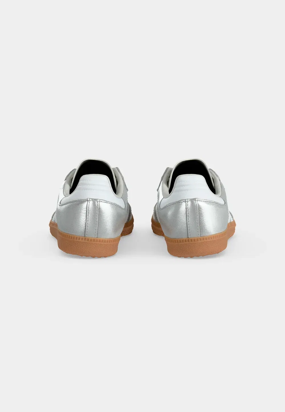 Samba og унисекс - кроссовки Adidas Originals, Silver-Coloured Metallic/Footwear White — фото 4