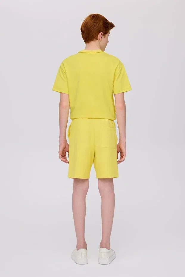 Детские шорты для мальчиков хлопковые Nebbati, Yellow — фото 4