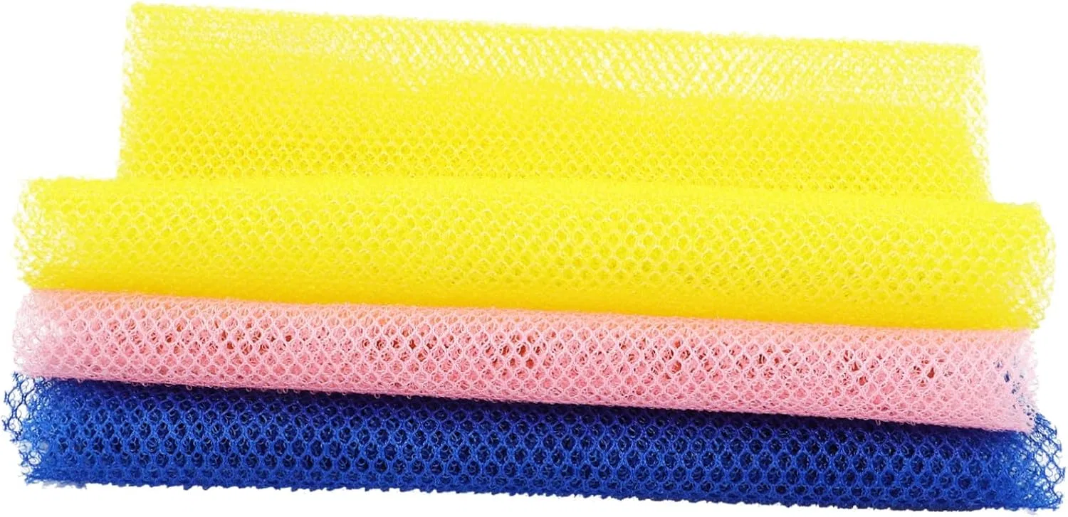 Мочалка для спины Nylon, 3 шт, PENIKOKO, 78x30,5 см