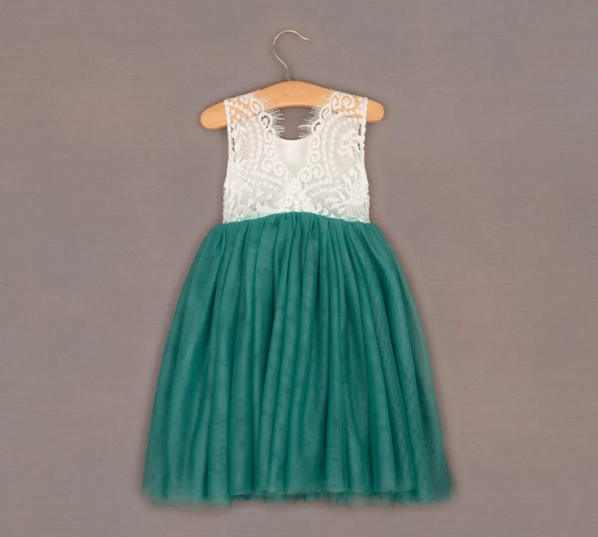 Платье классическое богемное Bohemian Classic Dress, Uk Flower Girl Boutique, Teal — фото 3