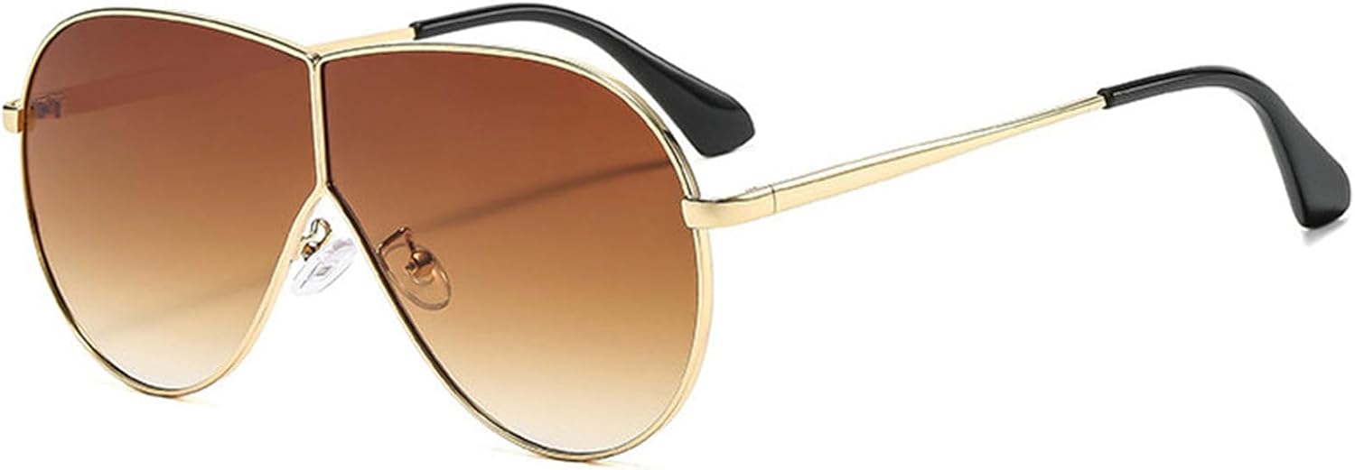 

Солнцезащитные очки Willochra в стиле ретро, ​​модные, пилотные, для женщин и мужчин, увеличенного размера, в винтажной металлической оправе, с плоской верхней частью, солнцезащитные очки-щитки, C4