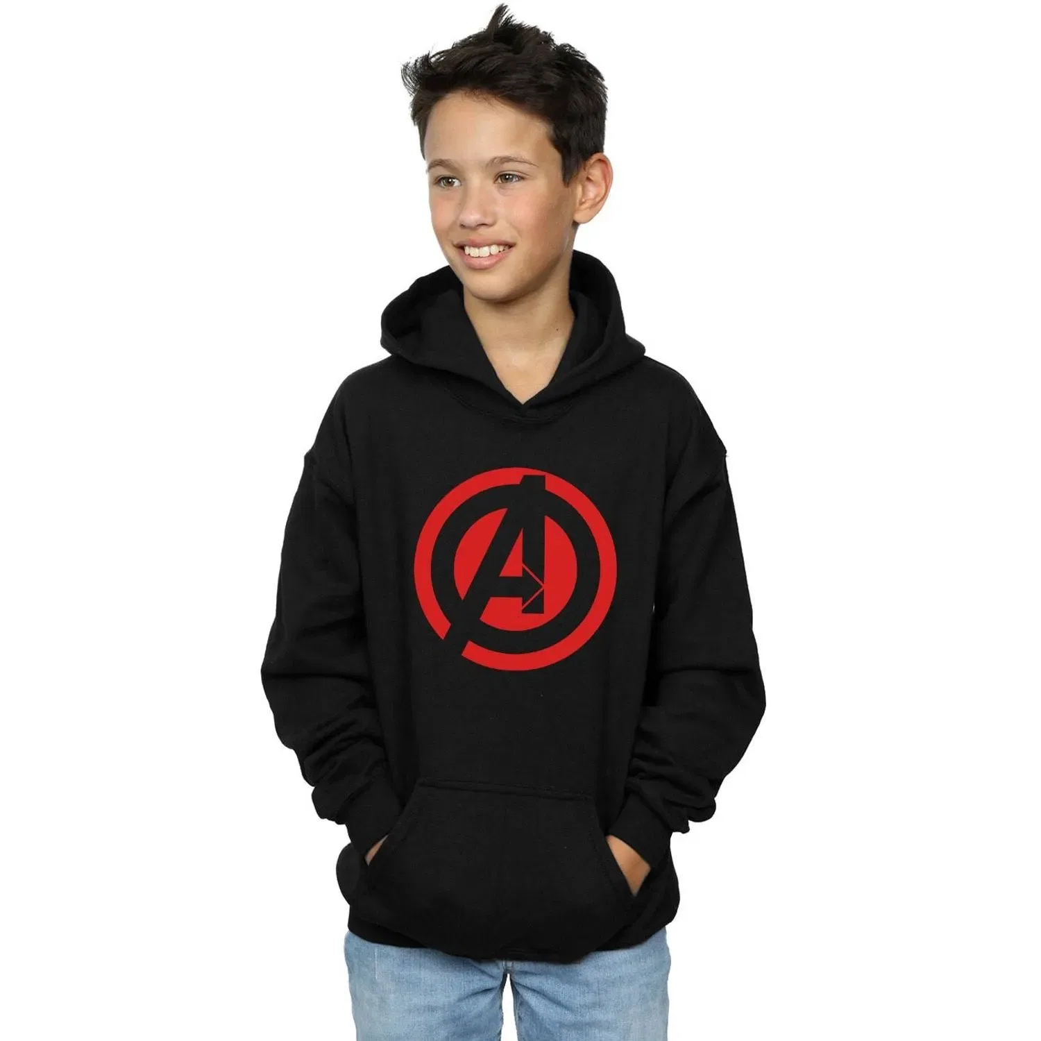 Худи Marvel Avengers Assemble с принтом, черный