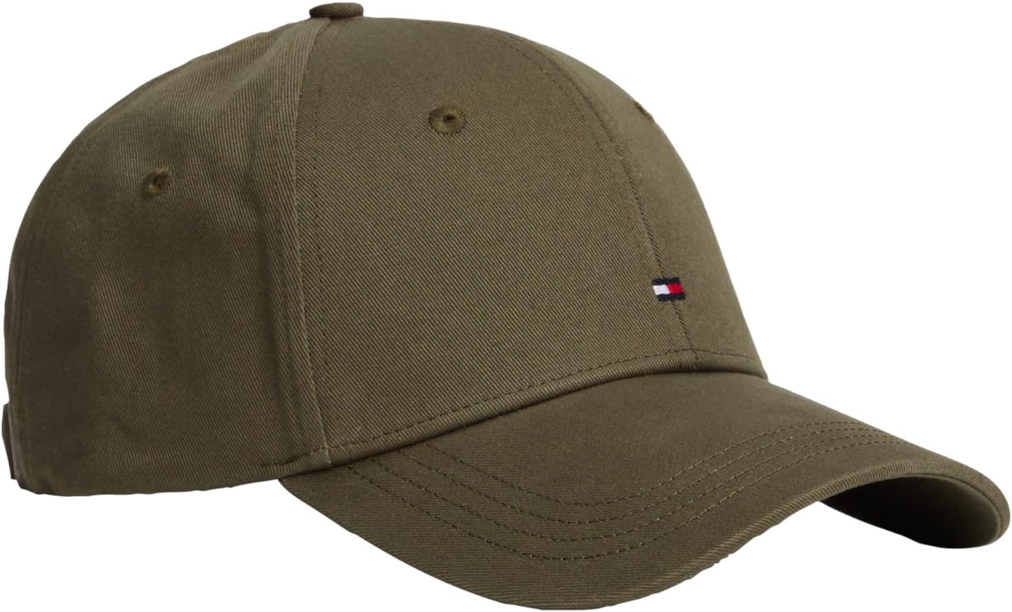 

Мужская бейсболка Tommy Hilfiger из хлопка с логотипом-флагом и регулируемой высотой, Huntsman Green