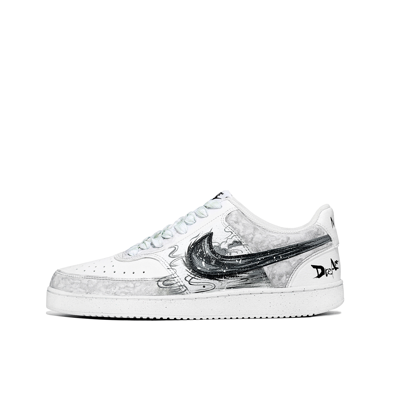 Nike Кроссовки Court Vision 1 Fringe Cloud Shoko Cushioning Low top Skateboard Shoes Unisex Gray — фото 3