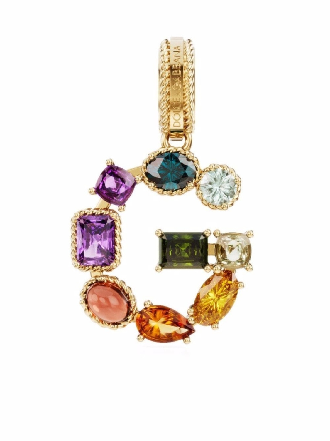 

Подвеска Rainbow Alphabet G из желтого золота Dolce & Gabbana, золотой