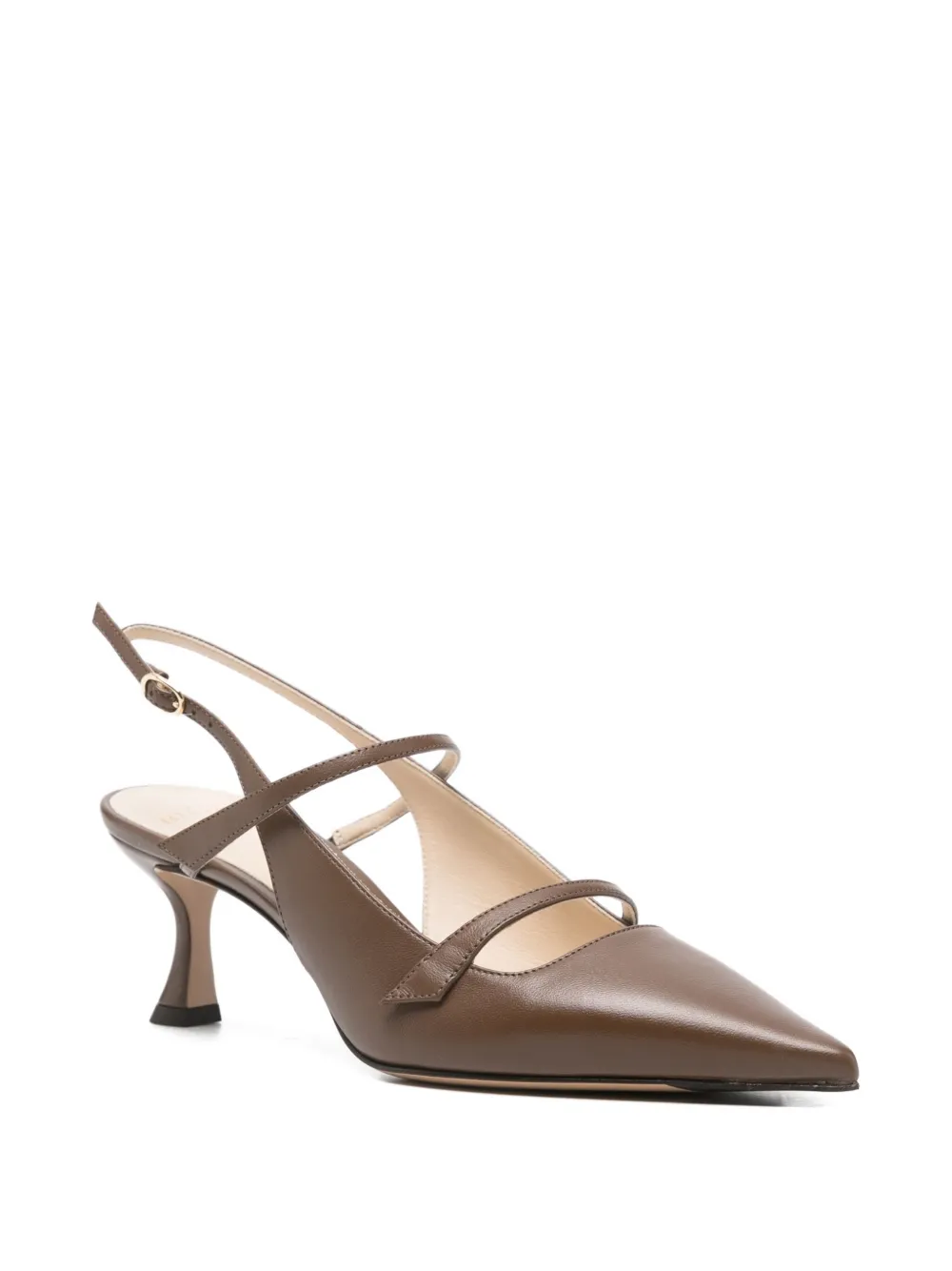 Туфли-лодочки Tita на каблуке 60 мм Alexandre Birman, коричневый — фото 2
