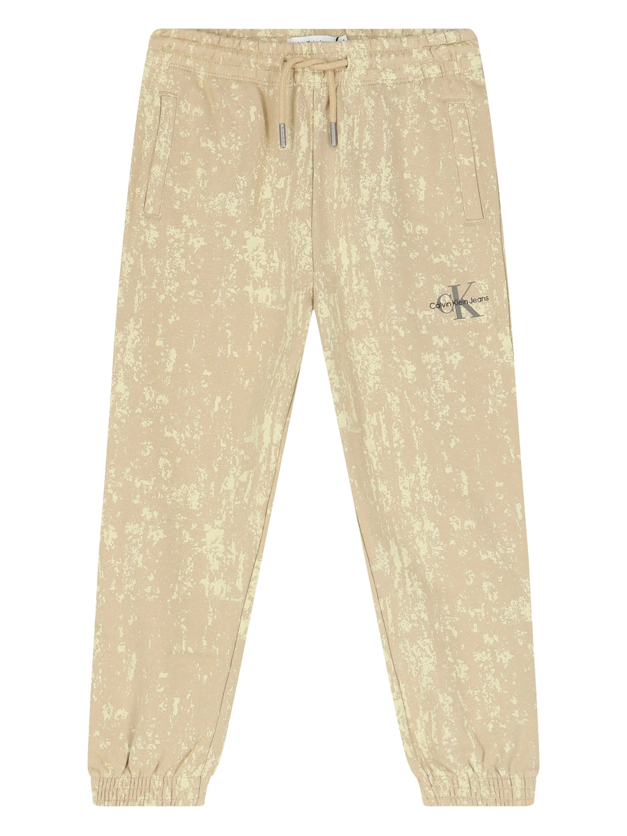 

Спортивные брюки с логотипом Calvin Klein Kids, бежевый
