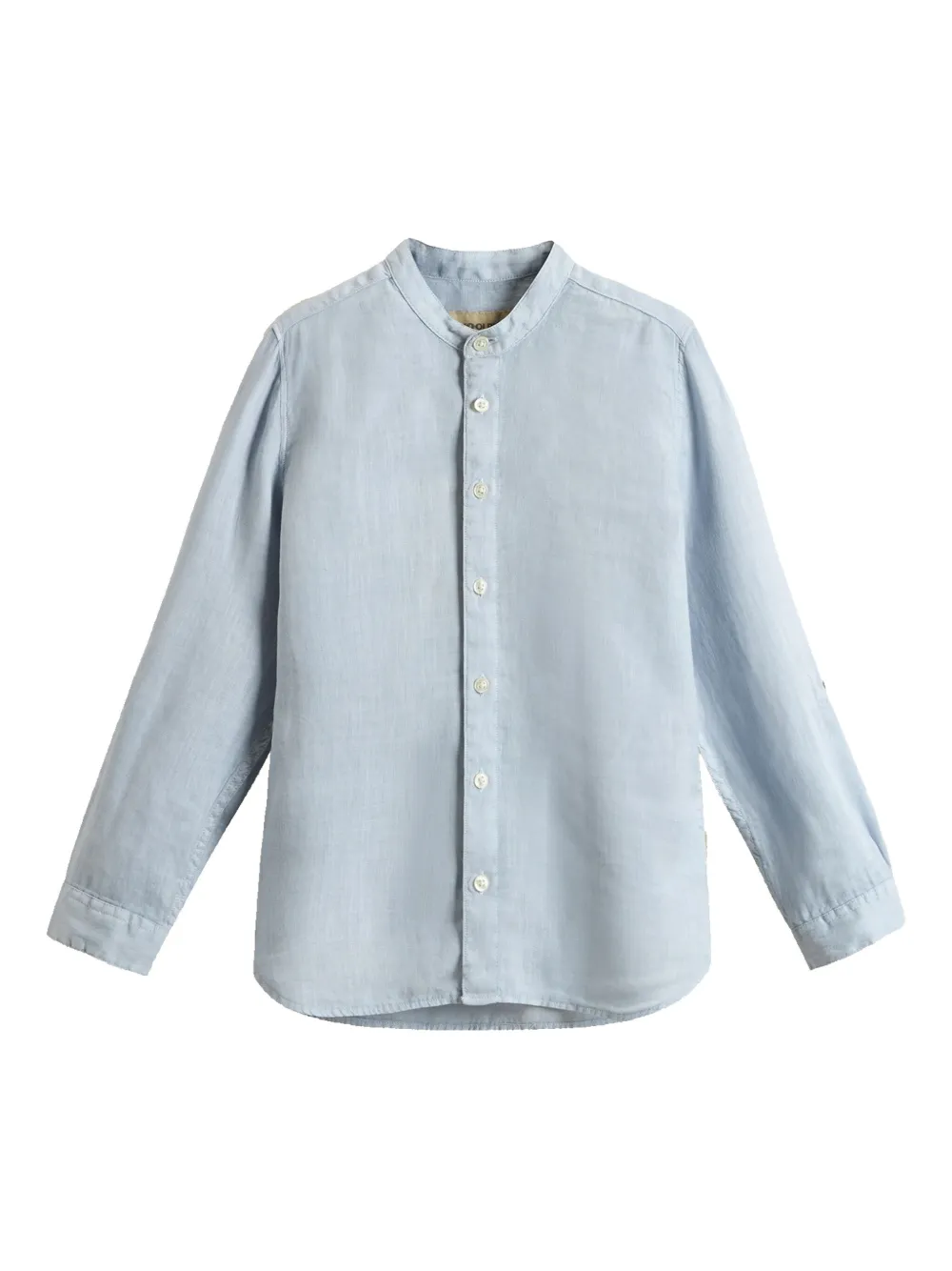 

Рубашка с воротником-стойкой Woolrich, синий