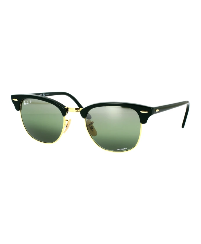 

Классические поляризованные солнцезащитные очки Clubmaster Ray-Ban, зеленый