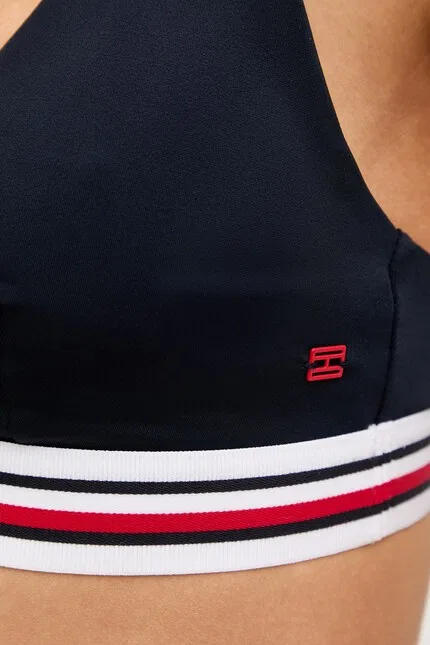 Купальник топ без косточек Tommy Hilfiger, синий — фото 4