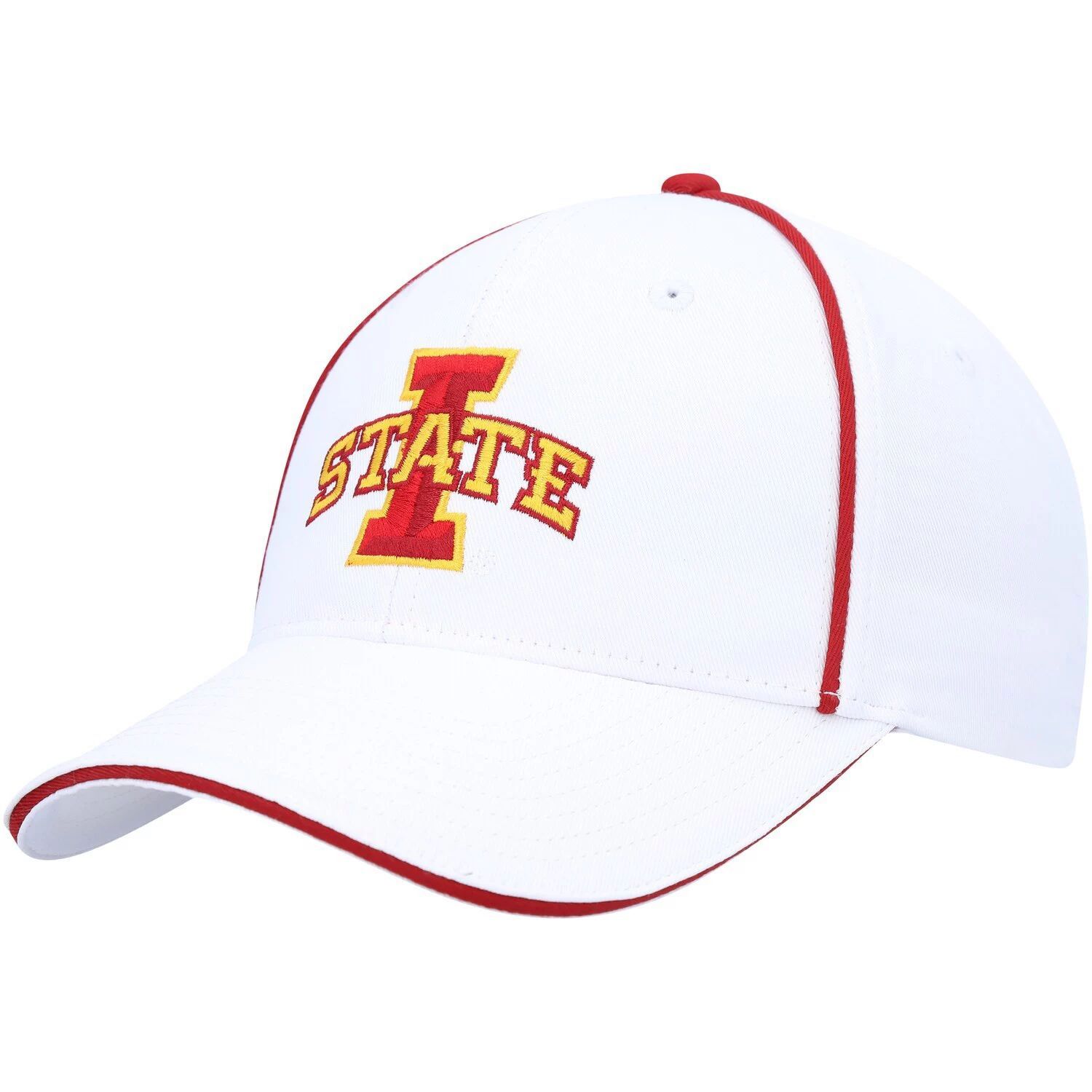 

Мужская белая кепка Colosseum Iowa State Cyclones Take Your Time Snapback