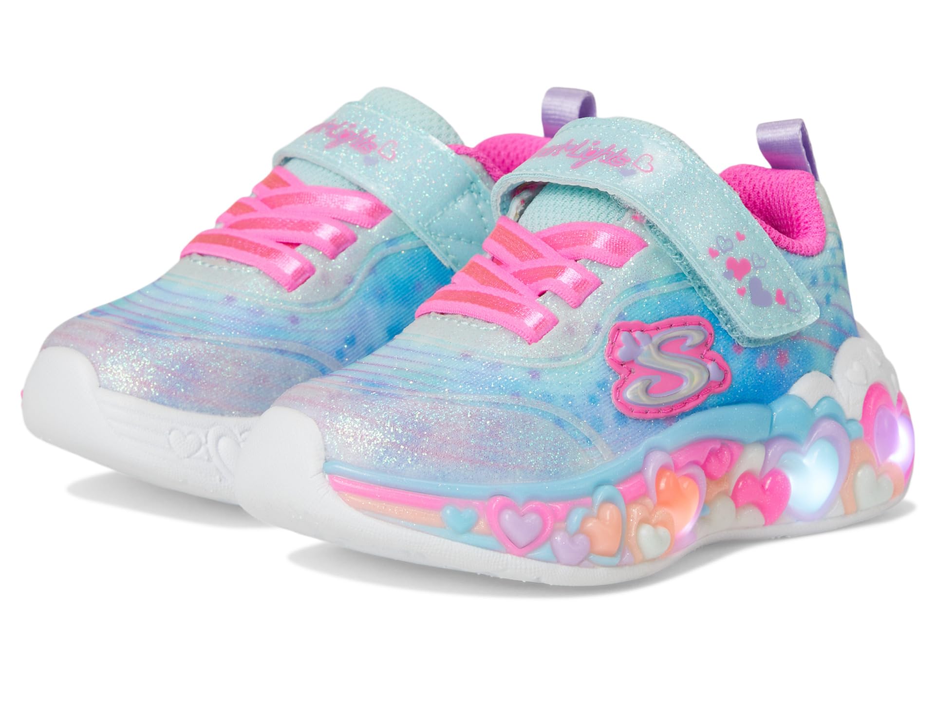 

Кроссовки SKECHERS KIDS Eternal Heart Lights 302696N, Light Blue/Multi