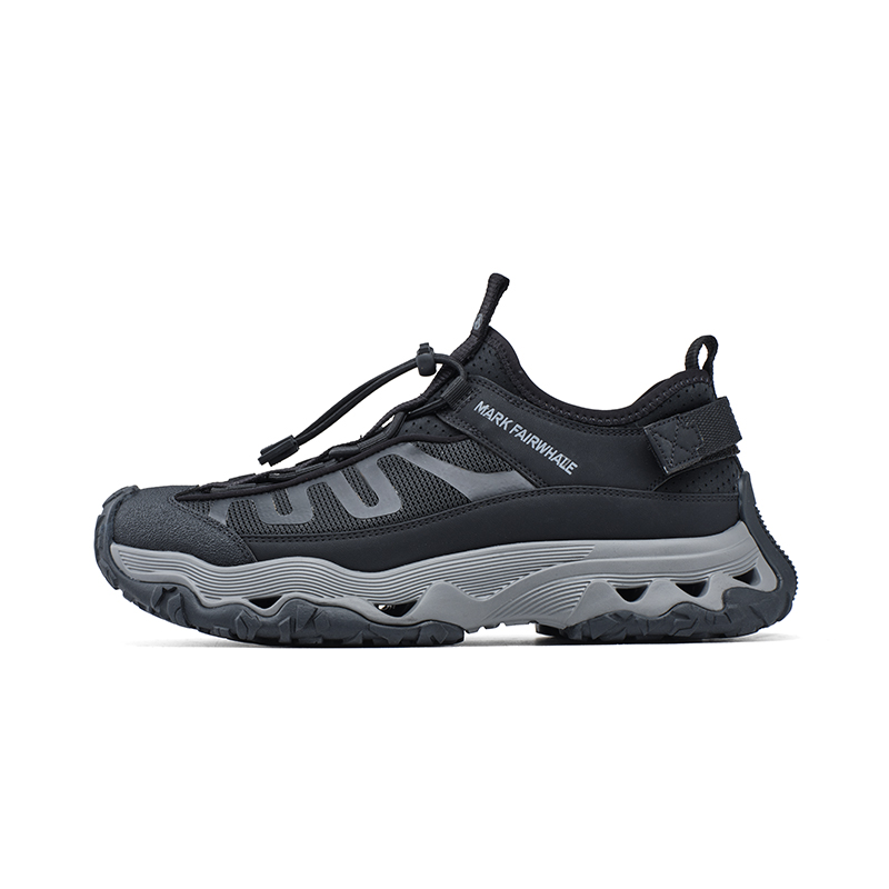 

FAIRWHALE Дышащие мужские низкие кеды на шнурках Obsidian Black, цвет Obsidian Black (Drawstring)