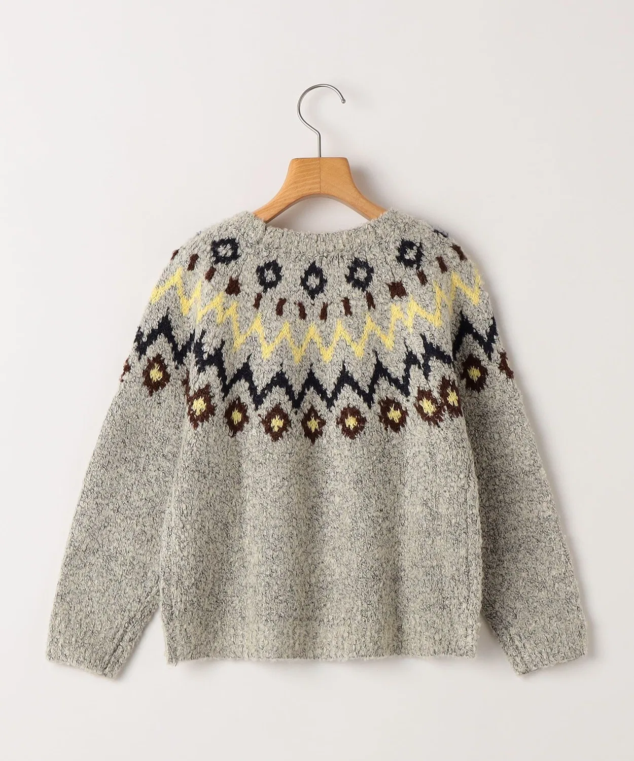 Детский свитер с Fair Isle узором SHIPS KIDS, 80-90см, серый — фото 2
