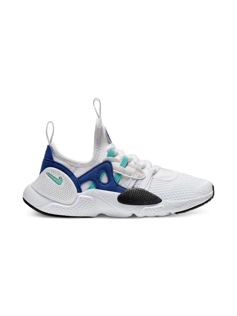 Кроссовки Huarache edge txt bp "white/white/hyper jade" Nike Kids, белый