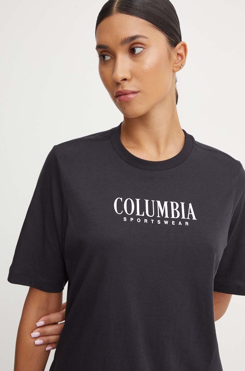 

Хлопковая футболка Columbia, черный