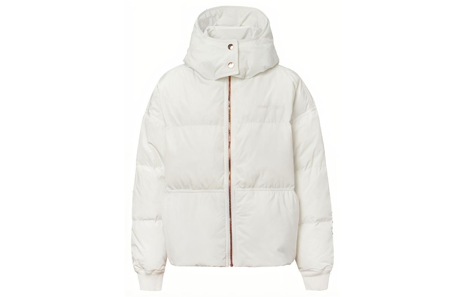 

Пуховик женский Off White Converse, кремовый