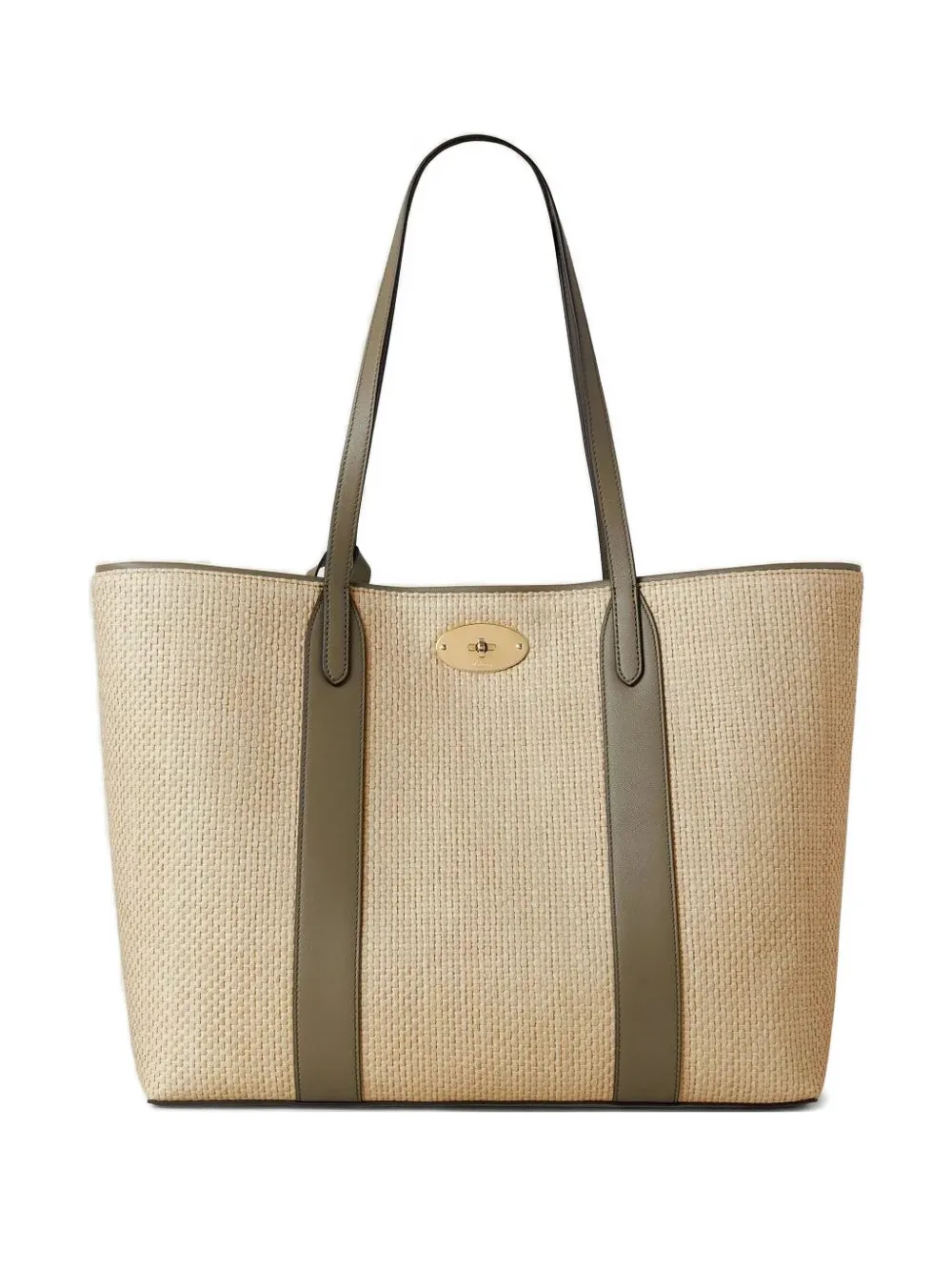 

Сумка-тоут из кожи Bayswater Mulberry, нейтральный
