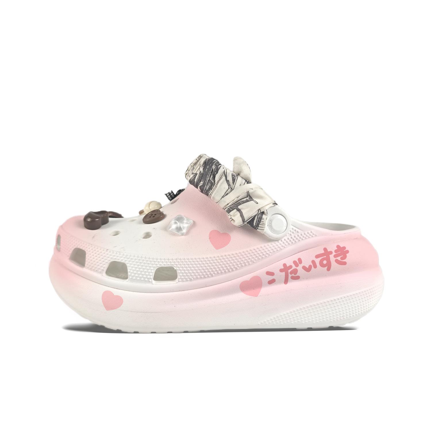 Crocs Сабо Crush Clog унисекс белые