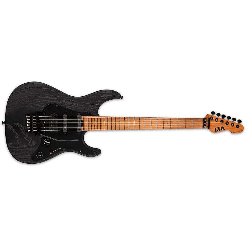 

Электрогитара ESP LTD SN-1000FR Black Blast Electric Guitar + Free Gig Bag SN-1000 FR