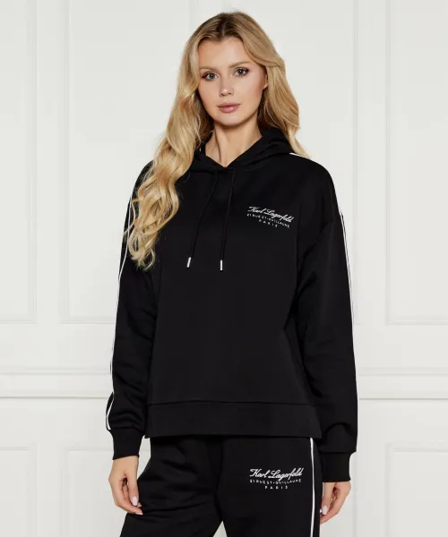 

Толстовка отеля Oversize fit Karl Lagerfeld, черный