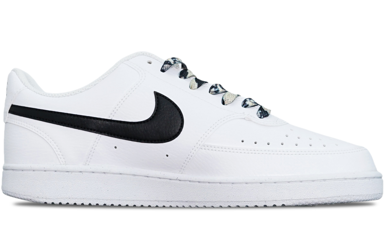 

Кроссовки Nike Court Vision 1 Skateboard Shoes Men Low-Top White, белый/черный