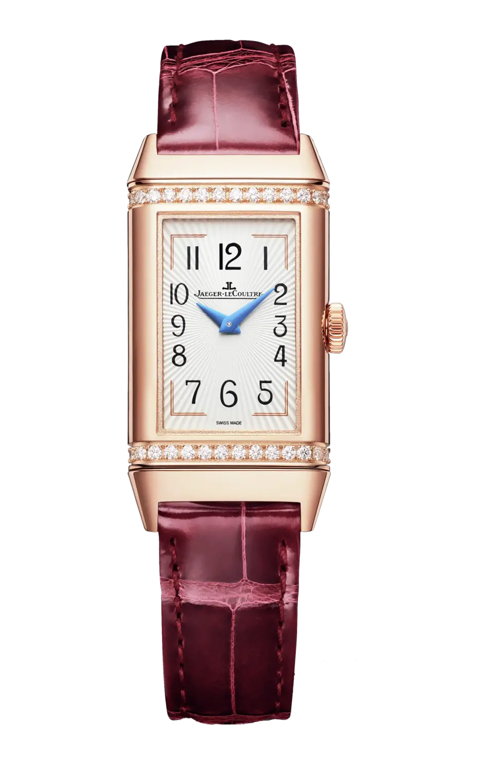 

Часы Jaeger-Lecoultre Reverso one duetto из розового золота с бриллиантами 40,10 х 20 мм