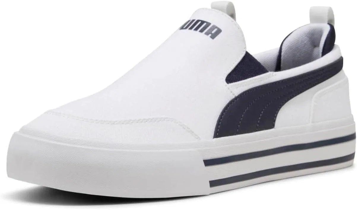 Мужские кроссовки PUMA Court Classic Vulc, Puma White New Navy