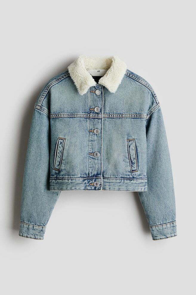 

Утепленная джинсовая куртка H&M, синий