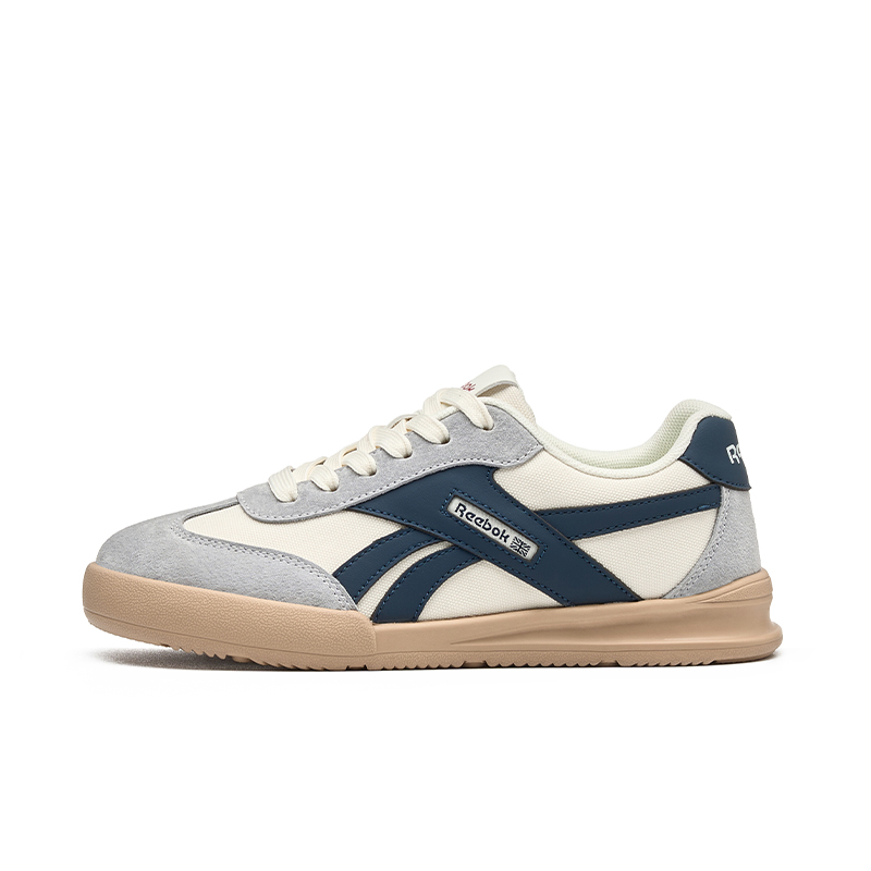 

Reebok Износостойкие нескользящие низкие скейтборд кроссовки Unisex Blue White Gray