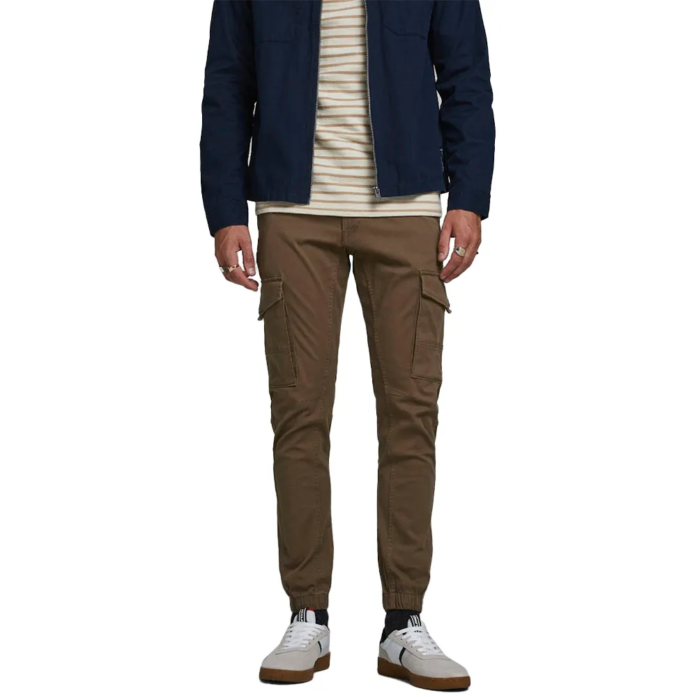 

Брюки карго Jack & Jones Paul Flake AKM 542, коричневый