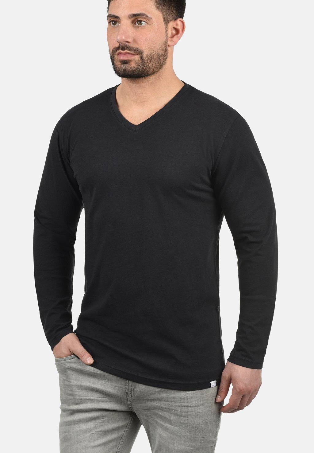 

Топ с длинными рукавами SDBEDA Solid, цвет black