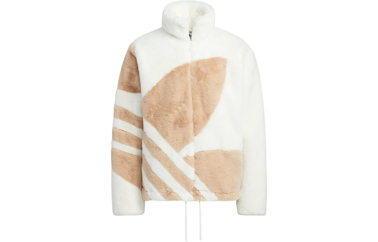 Adidas Originals Пуховик из искусственного меха унисекс разноцветный