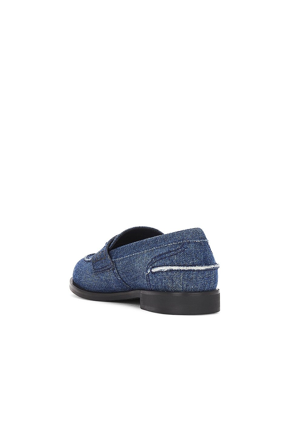 Лоферы женские Penny Loafer Miu Miu, цвет Denim — фото 3