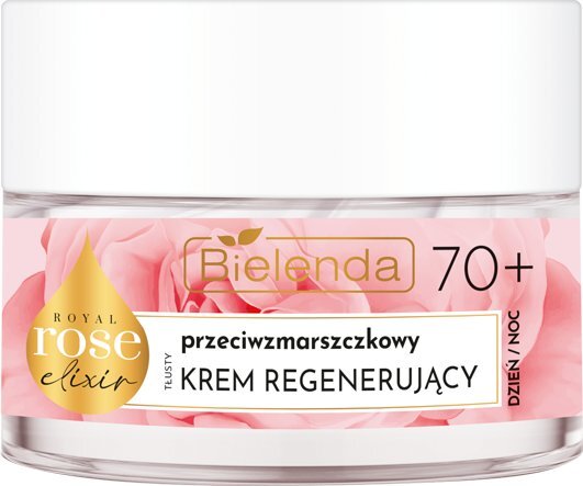 Крем для лица Bielenda — Royal Rose Elixir, жирный регенерирующий против морщин +, день/ночь, 50 мл — фото 2