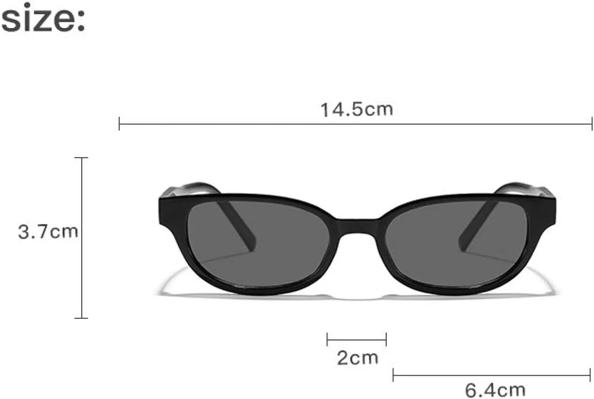 

Хелена Модные ретро маленькие овальные женские солнцезащитные очки, стильные 90-е, мужские панк, черные, синие, квадратные, узкие солнцезащитные очки helena, C3